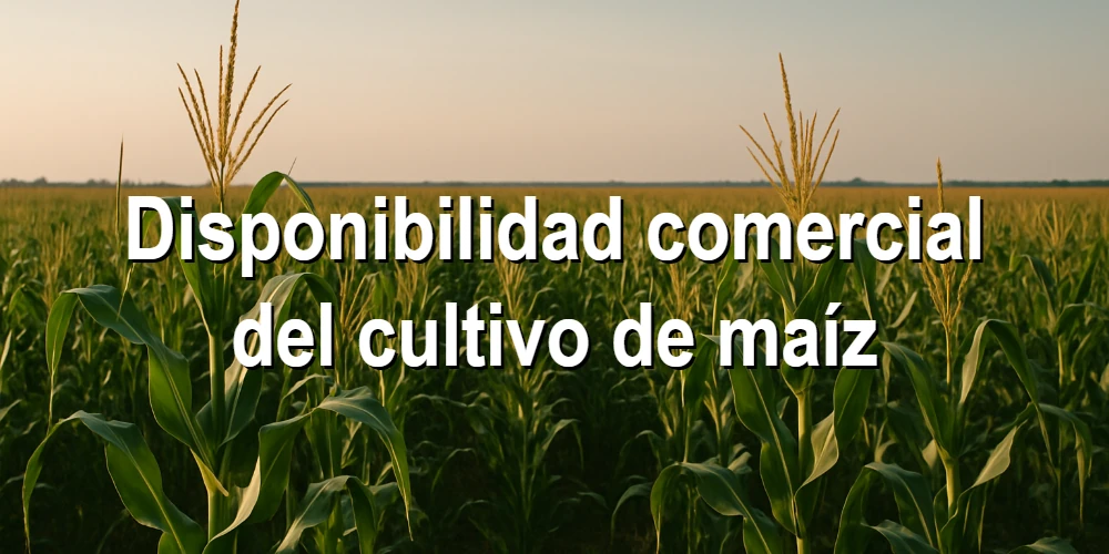 Disponibilidad comercial del cultivo de maíz