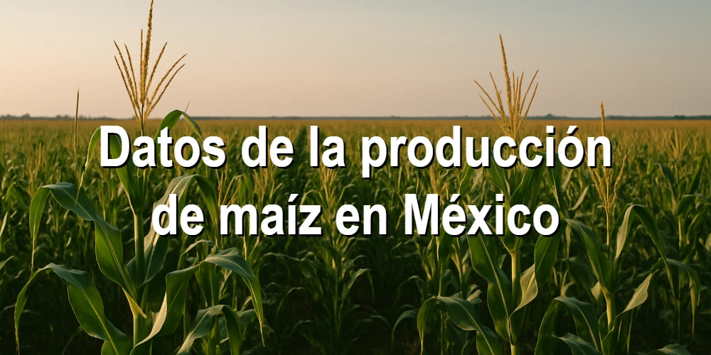 Datos de la producción de maíz en México