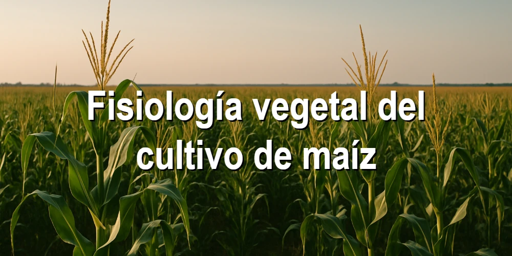 Fisiología vegetal del cultivo de maíz