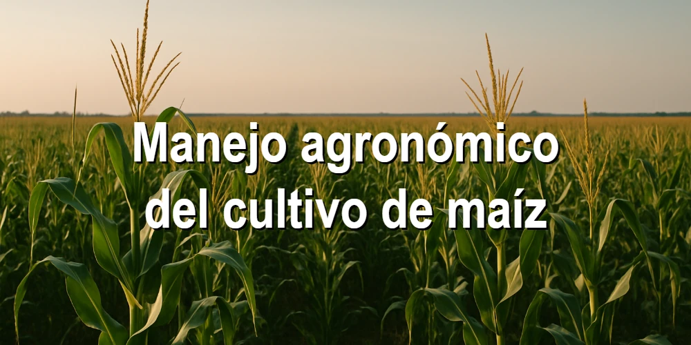 Manejo agronómico del cultivo de maíz
